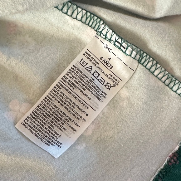 Janie and Jack Teal Floral Kids Dress - Picture 3 of 3